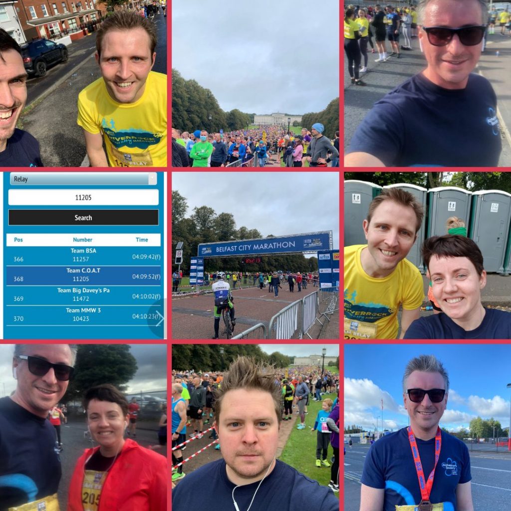 Co-Ownership team members taking part in Belfast Marathon